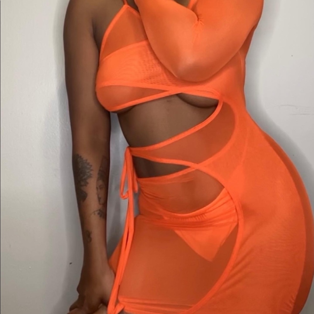 Sheer tight dress